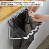 1 Pcs Foldable Trash Bag Holder, Simple Hanging Plastic Bag Holder, Kitchen Rack, No Drilling, V1370-AZ4-25458