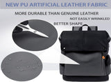Backpack for Men and Women, Leather with Laptop Compartment , Gym Back Packs, High School V1370-AZ4-06679