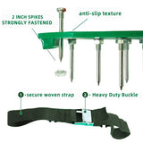 2 set Lawn Aerator for Grass - 26 Spikes and 4 Adjustable Straps Pre-Assembled Grass Aerator V1192-AZ-W-35249