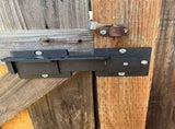 Flip Gate Latch Lock, Adjustable Flip Gate Latch Lock with 3 Padlock Hole, Heavy Duty Aluminum Alloy V1192-AZ-W-28820