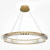 BAMDECOR C3318/1 Modern Crystal Chandeliers Lighting Contemporary Round Chandelier Lighting V255-BAM-C3318-1-60