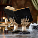Halloween Horror Witch Hand Book Stand Resin Witch Hand Ornament Halloween Home Bar Decor Holiday V1294-YM0717-10352409