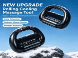 Upgraded Rolling Cold Massage Roller with Detachable Frozen Head, High-Frequency Vibration, V1341-ZY-KEM4PBDR-BLACK