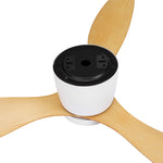 Devanti 52'' Ceiling Fan DC Motor w/Light w/Remote - Light Wood CF-B-52-42Y-LW