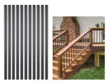 Staircase Balusters 101 Pack, 660 mm Aluminum Stair Balusters, 19 mm Water-Proof Round Metal Spindle V952-YXKLGZL101G2OOT2PV0