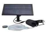 Solar Air Pump with 2 Bubble Stones with Hose 8W 10V 2400mAh ABS and Polysilicon Solar Oxygen Pump V1294-YM0706-3111230189611