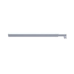 Glass Shower Screen Square Stabilising Pole in Chrome V63-931771