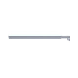 Glass Shower Screen Square Stabilising Pole in Chrome V63-931771