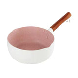 Japanese Style Saucepan Nonstick Milk Noodle Soup Sauce Pan Baby Food Cooking Pot White 20cm V1294-YM3118220251812-0421