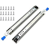 2 x 125kg Heavy Duty Locking Drawer Slides Industrial Drawer Runners Pair for Tool Storage V63-953351
