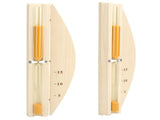Sauna Hourglass 15Minutes Sauna Room Sand Clock Glass Timer WallMounted Wooden Hourglass V1294-YM0718-3111200317711