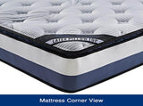 King Single Mattress Latex Pillow Top Pocket Spring Foam Medium Firm Bed V43-MAT-LPTN-KS