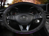Car Steering Wheel Cover - 3D Honeycomb Breathable Mesh - Anti-Slip Sweat-Absorbent Grip for V888-ELOSUNG54999-1