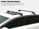 115cm Universal Car Roof Racks Carrier Adjustable Cross Bars Aluminium Alloy Lockable V610-CAR-HGCR-115