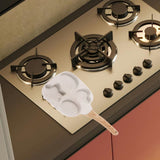 Grey Nonstick Brunch Pan with 4-Slot Design, Aluminum Alloy, Ideal for Cooking Eggs and Breakfast V1192-AZ-W-27833