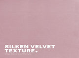 Office Desk Chair - Velvet Armless Swivel Study Seat OVOID PINK V274-FT-VOC-003SL-PK