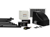 LockMaster Automatic Sliding Gate Opener Kit 10W Solar 6M 600KG GO-SLIDE-M01-10W-RAILX3
