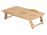 Multi Function Folding Bamboo Laptop Table Adjustable Laptop Holder Study Desk for Home V1294-YM0901-3116210059311