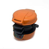 Electric Burger & Sandwich Maker for Home, Non-Stick Dual Heating Plates, Quick Breakfast Grill for V1341-ZY-M22LX289-ORANGE