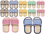10 Pairs Washable House Slippers for Guests, Disposable Indoor Slipper with Thick Sole, Non Slip V1259-DP01-A-868
