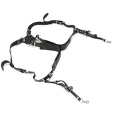 Camera Strap Leather Double Shoulder Harness Strap Photography Accessories for DSLR CamerasBlack V1294-YM0901-3117200124011