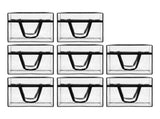 Artiss Blanket Storage Bags 8Pcs 40L PVC Box Clothes Doona Moving Organiser BLS-DIY-PVC01-TPX8