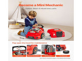 Engine Toy, 60 Pieces, Kids Mechanic Car Repair Set with Removable Parts, Lights and Sounds, V952-KCYQWJHSKCZXMUPE2001V9