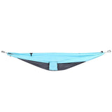 Hanging Chair Bed Dual Use Portable Hammock Swing for Camping Courtyard Corridor OutdoorBlue Gray V1294-YM0901-3116200020313