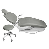 4 Pcs Dental Chair Covers, Waterproof PU Leather Protective Covers for Clinic Chairs, Black V1188-MS-721-206