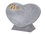 Heart Shaped Animal Tombstone DIY Resin Dog Pet Memorial Stone Outdoor Courtyard Decoration V1294-YM0703-3111230005311
