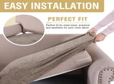 Stretch Mixed-Color Chenille Couch Chion Cover Soft Sofa Covers Individual Seat Couch Slipcover Sets V1258-DP02-F-660