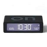 Lexon Flip Mini Reversible Alarm Clock - Black V398-LD-LR158N0