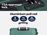 Wanderlite 28'' Luggage Travel Suitcase Set TSA Carry On Hard Case Green LUG-ABS-VG-28-GN