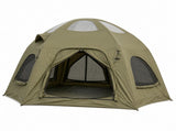 Weisshorn 4 Person Inflatable Camping Tent TC Canvas Sun Shade Rain-Ready XFSK-GN-TC-AW