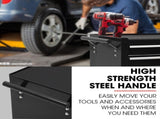 Bullet Pro 4 Drawer Tool Box Cabinet Trolley Storage, with 1-Door Toolbox Garage Organiser Set, V219-TOLCABBU15KA