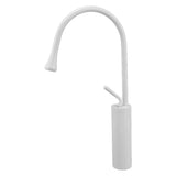 Sink Faucet Stylish Design Convenient Rotation Counter Basin Water Tap for Bathroom Home Hotel White V1294-YM0901-3112230060312