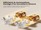 Dual-Head Electric Lint Remover - USB-C Rechargeable, LED Display, 7-Size Honeycomb Mesh V888-ELOSUNG25893