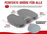 Orthopedic Seat Cushion - Memory Foam Lumbar Support for Office Chair & Car V1263-JX-3597