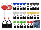 Outdoor Travel 24-Pack Retractable Lighter Holder Keychain with Belt Clip, Plastic and Metal, 6 V1370-AZ4-19839