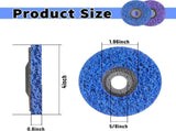 12 PCS Strip Discs 4"x 5/8" Stripping Wheel Suitable for Cleaning Angle Grinder to Remove Paint, V1259-DP01-A-3487