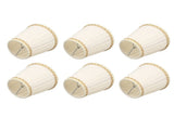 6PCS Set Small Lamp Shade Modern Style Cloth Clip On Bulb Chandelier Lamp Shade for Table Wall V1294-YM0703-3119230010311