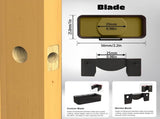 Green Door Latch Mortise Tool Professional Stainless Steel & ABS Installation Kit for 1-3/4" or V1107-CS-MSSCGJ