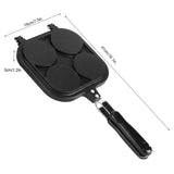 Double-Sided Lovely Cartoon Animal Pattern Breakfast Non-Stick Frying Pan Kitchen Cooking Tool V1294-YM0901-3118200024011