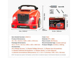 Engine Toy, 60 Pieces, Kids Mechanic Car Repair Set with Removable Parts, Lights and Sounds, V952-KCYQWJHSKCZXMUPE2001V9