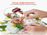 Flower Ball Arrangement Bouquet 10PCS, 240 mm Diameter Artificial Flower Balls Wedding Table V952-ZSHQQXFSBS95V2MBJ001V0