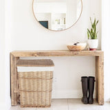 6 Piece Wicker Storage Baskets With Liner Set V915-MB0056
