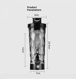 Premium Electric Protein Shaker Bottle, Made - BPA Free -601-700ml Vortex Portable Mixer Cup/USB V1192-AZ-W-2606