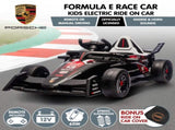 Kahuna Porsche Formula E Kids Electric Ride On Car Remote Control 60W Dual Motors MP3 Player Su CAR-PSCH-711-RD