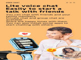 Smart Kids Phone Watch - GPS Tracker Video Call Smartwatch with AI Functions Android OS - Detachable V1258-SMARTWATCH-01-BLU