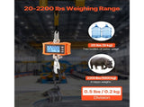 Digital Crane Scale, 2200 lbs/1000 kg, Industrial Heavy Duty Hanging Scale with Remote Control, Cast V952-ZXDCZX200GYZ1AI1NV9